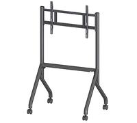 TECHLY 367768 - Soporte de suelo multifuncional para TV LCD/LED/Plasma 65-100", negro