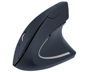 Techly 369212 Ratón vertical óptico 1600dpi ergonómico inalámbrico negro