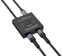 Techly 369465 Switch bidireccional 8K USB-C™ 2 vías Negro