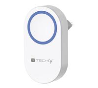 Techly 620584 Receptor adicional timbre inalámbrico hasta 180 m blanco
