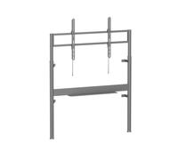 Techly 623240 Soporte de TV Slimfit motorizado de pared con altura ajustable para TV de 60-110" con mando a distancia gris