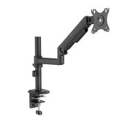 Techly 624445 Soporte de escritorio para monitor 17-32" con muelle de gas extensión 501 mm negro