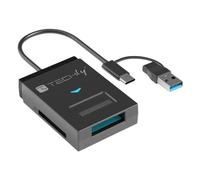 Techly Acoplamiento para Disco Duro M.2 IADAP USB32 SSDTF Negro