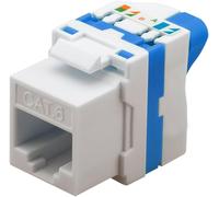 Techly Cat 6 Keystone RJ45 Jack, UTP unshielded iwp-MD C6/urott - Wire Connectors (UTP unshielded iwp-MD C6/urott, Orange, White)