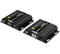Techly Extensor HDMI Over IP 4 K @ 30 Hz en cable Cat.6 hasta 120 m negro