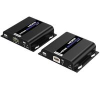 Techly Extensor HDMI Over IP con Poe IR 4K UHD en cable Cat.6 hasta 120 m negro 621369