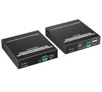 Techly Extensor óptico KVM HDMI Over IP Full HD no comprimido hasta 40 km negro 368543