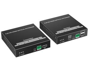 Techly Extensor óptico KVM HDMI Over IP Full HD no comprimido hasta 40 km negro 368543