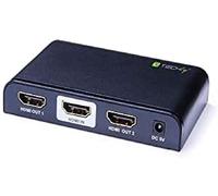 `Techly HDMI 2.0 Splitter 4K, UHD, 3D, 2 Wege` ACC NUEVO