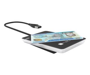 Techly I-CARD CAM-CIE Lector de tarjetas de proximidad NFC RFID 13.56MHz USB