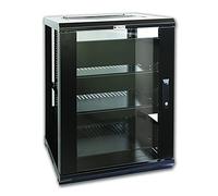 Techly I-Case AV-2115BKTY - Rack autónomo 15U 226,8 kg, Estante (226,8 kg, Bastidor Independiente, 15U, Negro, 48,3 cm (19"), Activo)