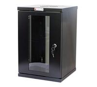 Techly I-CASE EM-1009BKTY Bastidor de pared 9U 30kg Negro estante - Estantería (30 kg, Bastidor de pared, 9U, Negro, 25,4 cm (10"), Activo)