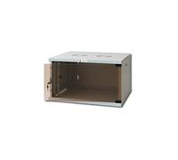 Techly I-Case er-1009g60 Wall Mounted Estante 9U 50 kg Grey Rack - Racks (50 kg, Wall Mounted Estante, 9U, Glass, Steel, Grey)