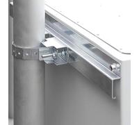 Techly I-CASE IP-KIT1 accesorio de bastidor Soporte de montaje - Accesorio de rack (Soporte de montaje, Gris, Acero)