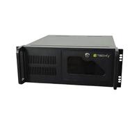 Techly Carcasa para ordenador I-CASE MP-P4HX-BLK2 – ATX 4U, servidor, SECC, negro
