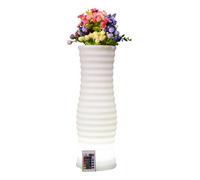 Techly I-LED FLOWERPOT Jarrón de flores con iluminación LED RGB y control remoto