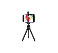 Techly I-Tripod-UN Teléfono móvil 3leg(s) Negro tripode - Trípode (Teléfono móvil, 3 Pata(s), 15,5 cm, Negro, 9,5 cm, 360°)