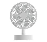 Techly IC-FAN-DSK2W Ventilador de escritorio inalámbrico con 10 velocidades y oscilación