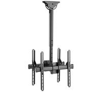 Techly ICA-CPLB 944D Soporte de techo para 2 TVs de 32-55" LCD 45kg doble cara