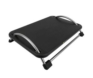 Techly ICA-FR 13 soporte para el apoyo de pies Negro - Soportes para el apoyo de pies (Negro, ABS sintéticos, 430 mm, 280 mm, 1,43 kg)