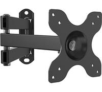 Techly ICA-LCD 923B - Soporte de pared para pantalla plana (15 kg, 33 cm (13"), 76,2 cm (30"), 75 x 75 mm, 100 x 100 mm, Negro)