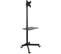 ICA-TR20 - Soporte de TV con ruedas, 19'' - 37'', bandeja, negro
