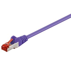 Techly icoc cca6f-005-vl cable de red violeta 0,5 m cat6 f/utp (ftp)