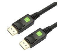 Techly ICOC-DSP-A-100 10m DisplayPort DisplayPort Negro cable DisplayPort - Cables displayport (10 m, DisplayPort, DisplayPort, Macho, Macho, Negro)