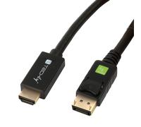 Techly ICOC DSP-H12-020 DisplayPort, Black (Video Game)