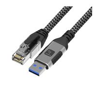 Techly ICOC U3A-RJ45-010 Adaptador/Cable de red USB-A a Gigabit Ethernet RJ45 1m