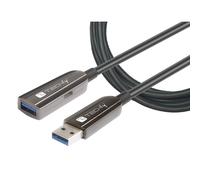 Techly ICOC U3AMF-HY-020 Cable de extensión óptico USB 3.0 USB-A macho a USB-A hembra 20m