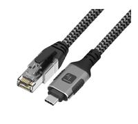 Techly ICOC U3C-RJ45-010 Adaptador/Cable de Red USB-C a Gigabit Ethernet RJ45 1m