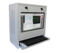 Techly ICRLIM10 estante Bastidor de pared Gris - Estantería (Bastidor de pared, Gris, 55,9 cm (22"), 620 mm, 304 mm, 670 mm)