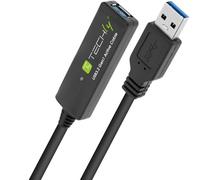 Techly icur30100g cable usb usb 3.2 gen 1 (3.1 gen 1) 10 m usb a negro