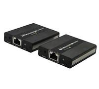 Techly IDATA EXT-E71 extensor audio/video AV transmitter & receiver Negro - Extensor de A/V (AV transmitter & receiver, 1920 x 1080 Pixeles, Cat5,Cat5e,Cat6, 120 m, 60 Hz, Estéreo)