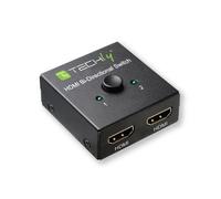 Techly IDATA HDMI-22BI2 Interruptor HDMI 2.0 2x1/1x2 4K60Hz Bidireccional