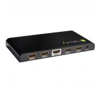 Techly IDATA HDMI-4K4 Divisor Activo HDMI 1.4 4K@30Hz 1x4