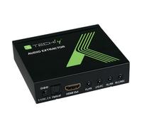 Techly IDATA HDMI-EA74K Extractor de audio SPDIF 5.1CH, analógico 3.5mm 7.1CH HDMI 4K30Hz