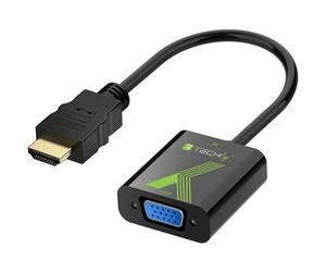 Techly IDATA HDMI-VGA2 Adaptador HDMI a S-VGA D-Sub15 M/F