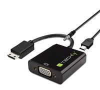 TECHLY IDATA HDMI-VGA4 ADAPTADOR DE CABLE HDMI C VGA NEGRO