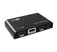 Techly IDATA HDMI2-4K2HDR Divisor Activo HDMI 2.0 4K@60Hz 1x2 HDR EDID