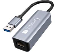 Techly IDATA USB-ETGIGA-AA Adaptador/Tarjeta de red USB-A 3.0 a RJ45 Gigabit
