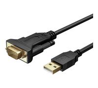 Techly IDATA USB2-SER-1A Convertidor USB a RS232/DB9 M/M con cable de 1.5m Polybags