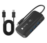 Techly IDATA USBC-HUB5WL Transmisor de video inalámbrico USB-C a HDMI 1080p hasta 30m