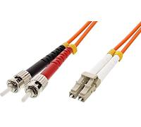 Techly ILWL D6-STLC-050 Cable de Fibra optica 5 m OM1 ST LC Orange,Black,Grey,Red - Cable de Fibra óptica (5 m, OM1, ST, LC, Male Connector/Male Connector, Orange,Black,Grey,Red)