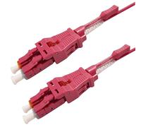 Techly ILWL OM4U-LCLC-020TY cable de fibra optica 2 m OM4 2x LC Rose - Cables de fibra optica (2 m, OM4, 2x LC, 2x LC, Male connector/Male connector, Rose)