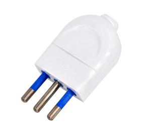 Techly IPW-IC118 Tipo L 2P+E Blanco conector eléctrico - Enchufe (10 A)