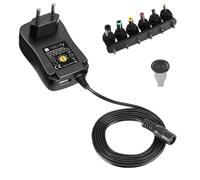 Techly IPW-NTS2250G2 Fuente de alimentación universal 230V 27W/2.25A 3-12V con 6 conectores DC y USB