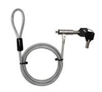 Techly IQ-LOK-15-K Cable de seguridad para portátil con ranura nano y llave de 1.8m