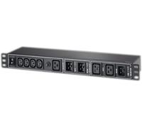 Techly IUPS-SRA16-A3 unidad de distribución de energía (PDU) 1U Negro 9 salidas AC - Unidad de distribución de energía (PDUs) (Básico, 1U, Horizontal/Vertical, Metal, De plástico, Negro, 9 salidas AC)